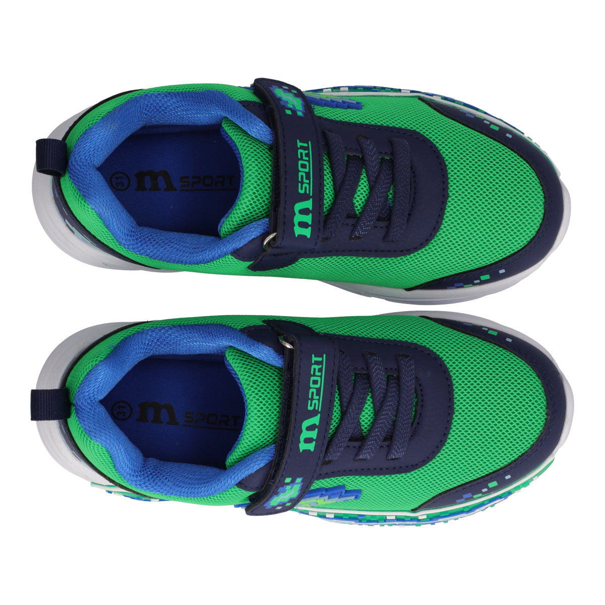 Sneakers Bambino Verdi con Luci