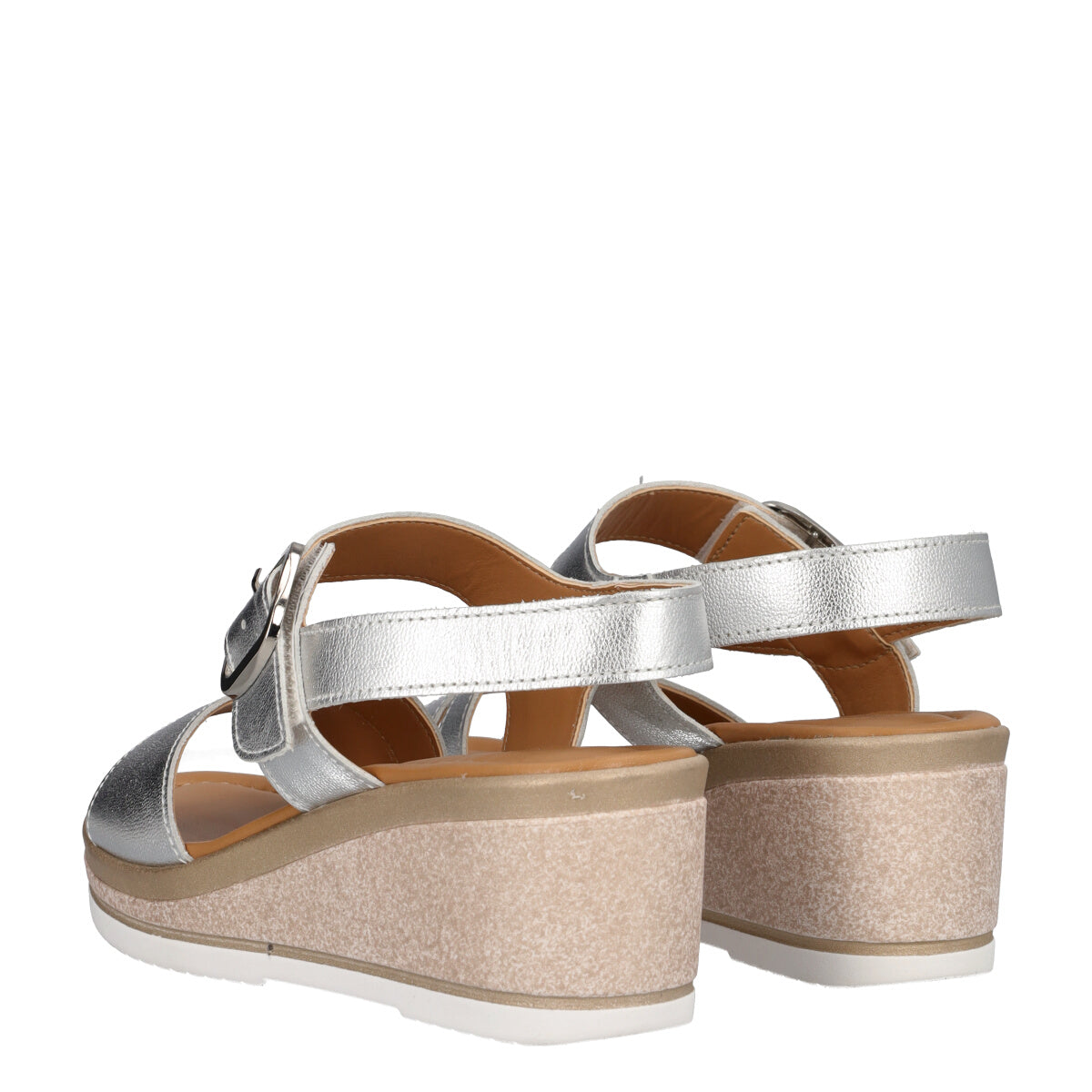 Zeppe Donna Argento Laminato