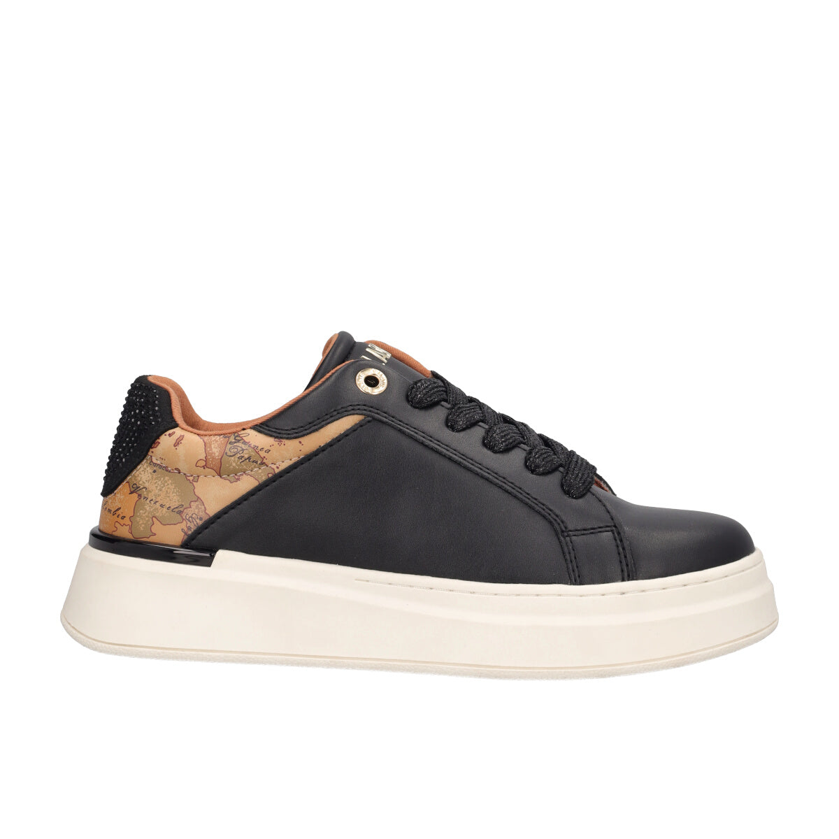 Sneakers Donna Nere e Beige