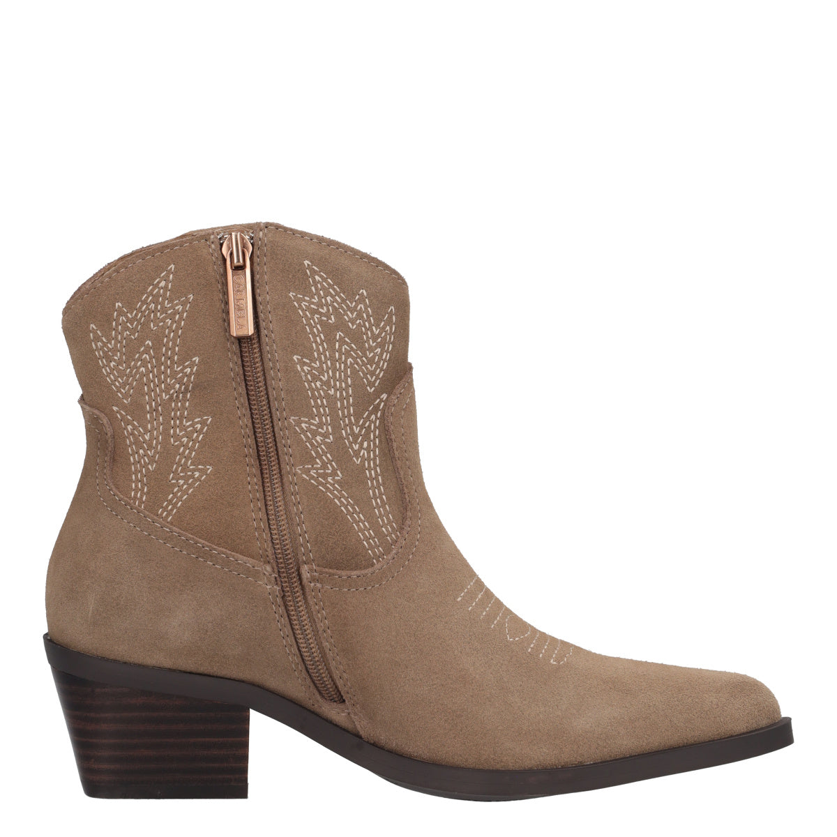 Stivaletti Texani Donna Taupe