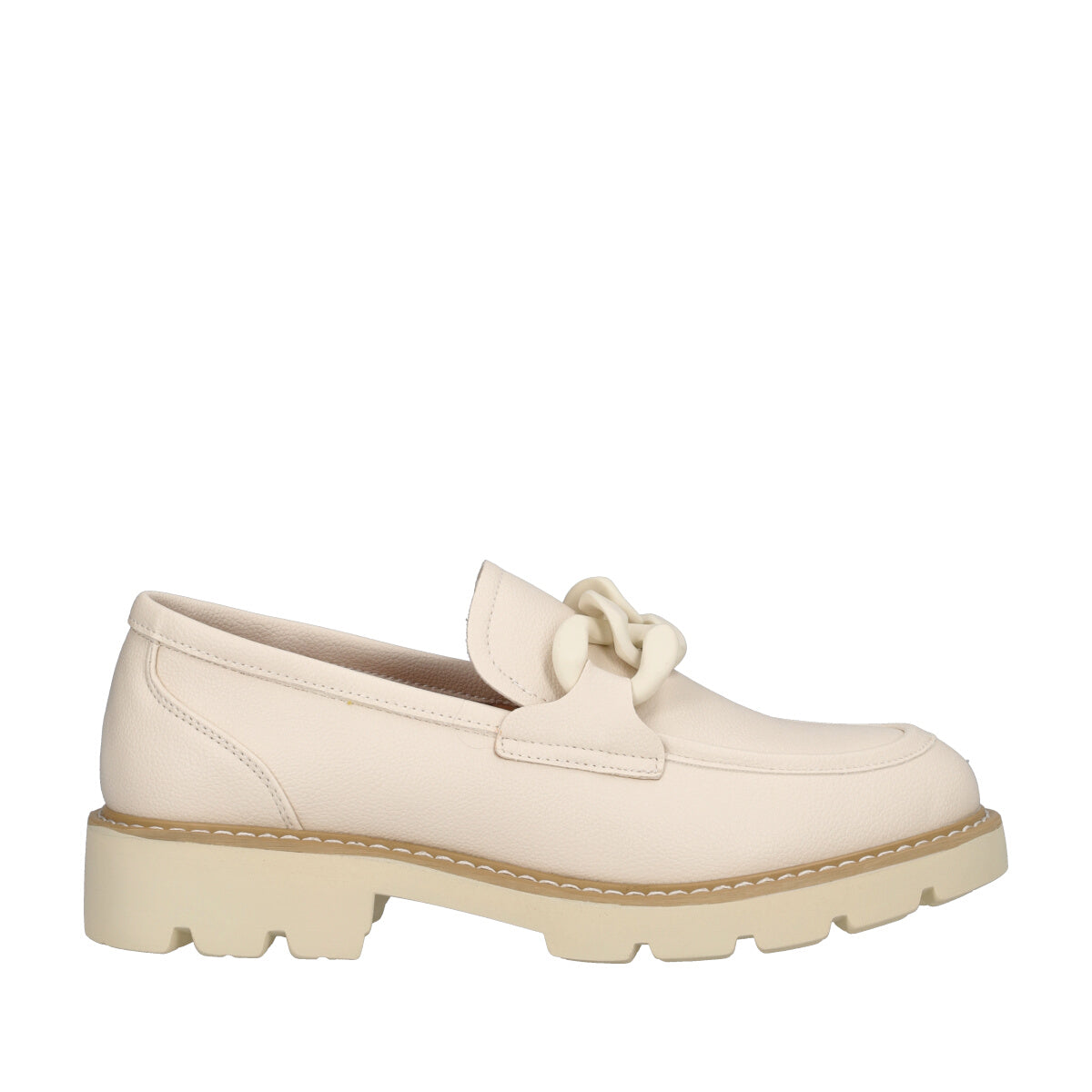 Mocassino Donna Beige