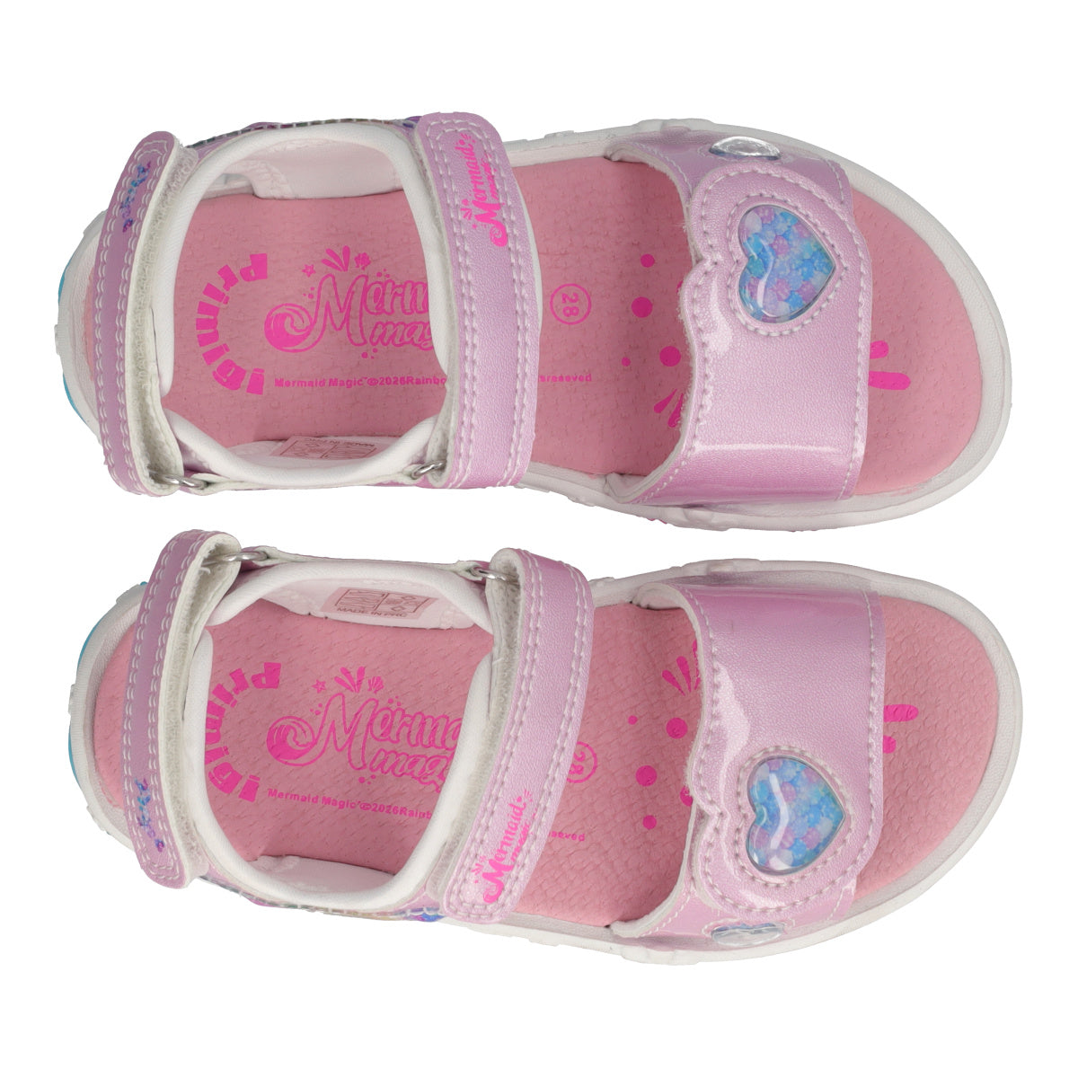 MERMAID BABY AIR LIGHT Sandali Bambina Rosa con Luci