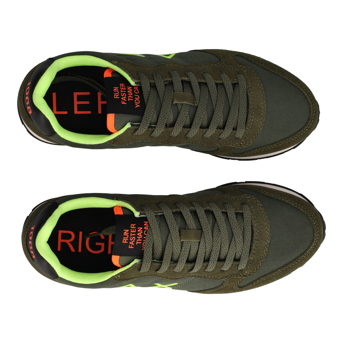 TOM FLUO Sneakers Uomo Verde Militare