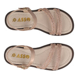 Sandali Bambina Oro Rosa Metallizzato