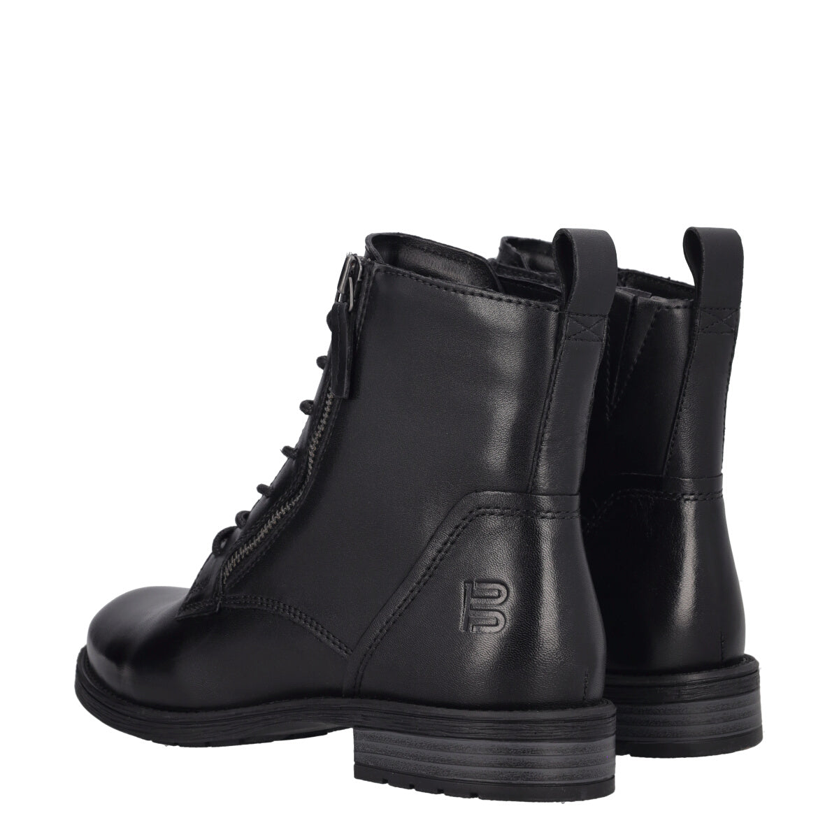 Polacchi Donna Neri in Pelle