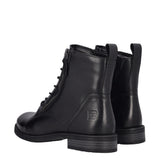 Polacchi Donna Neri in Pelle