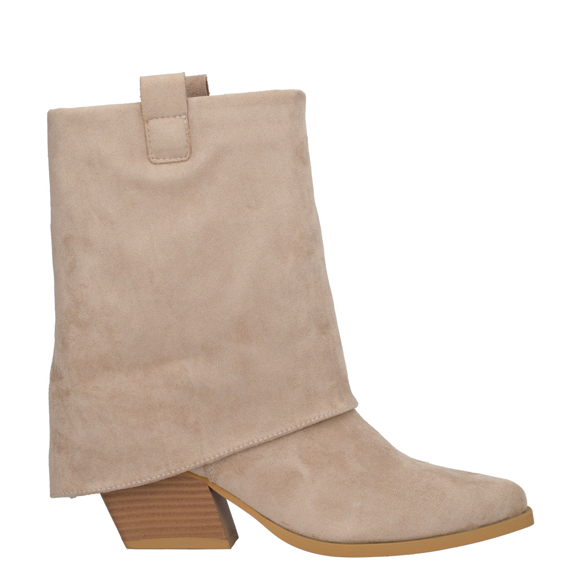 Stivaletti Donna Beige Texani