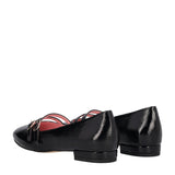 Ballerine a vernice martellata