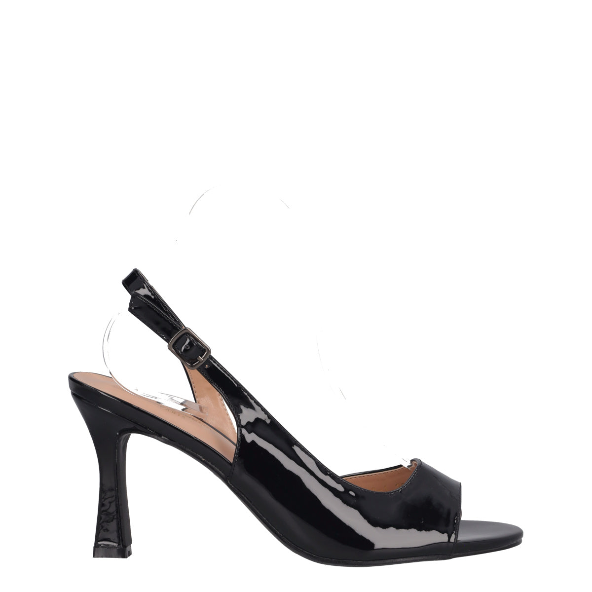 Sandalo con Tacco Donna Nero
