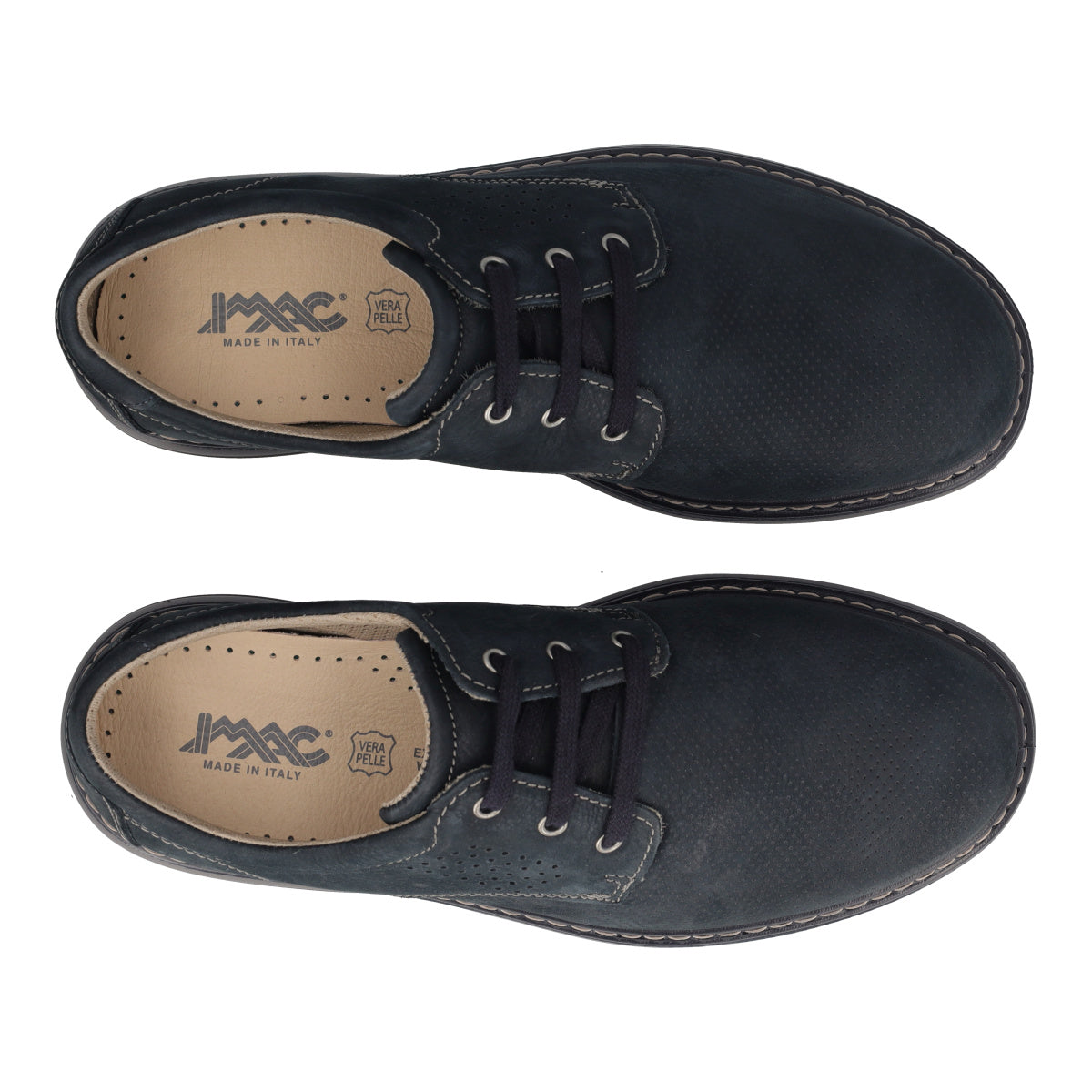 Stringate Comfort Uomo Blu