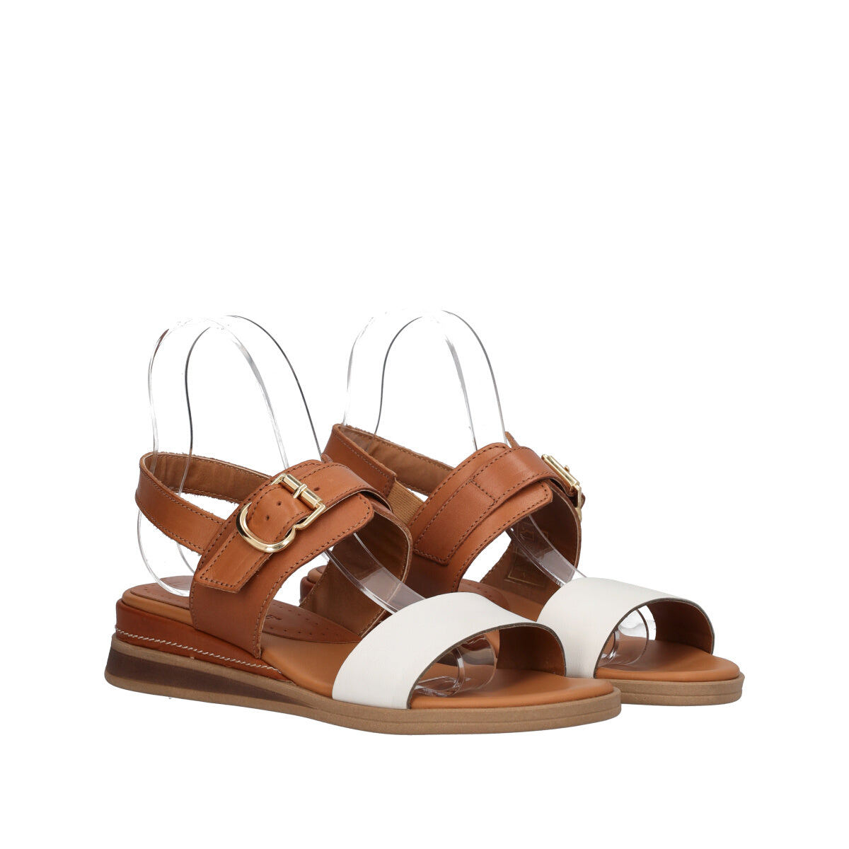 Sandali Donna Marroni e Bianchi