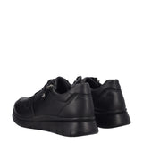 Stringate Comfort Donna Nere in Pelle