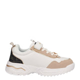 Sneakers Bambina Bianche e Beige