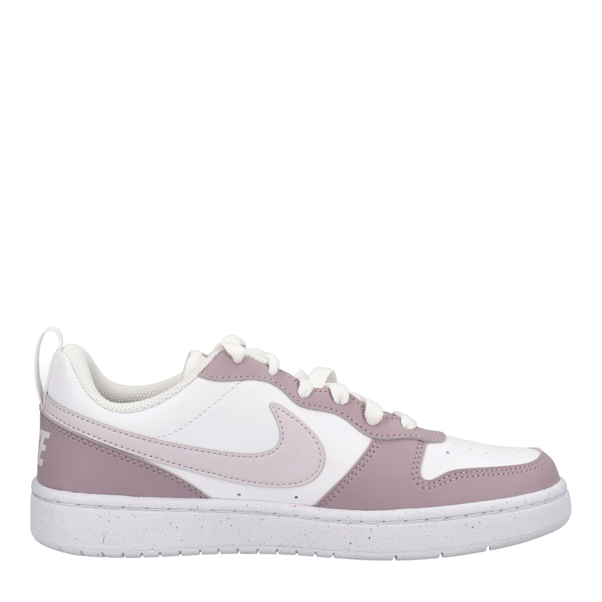 JR COURT BOROUGH LOW RECRAFT G Sneakers Junior Bianche e Malva