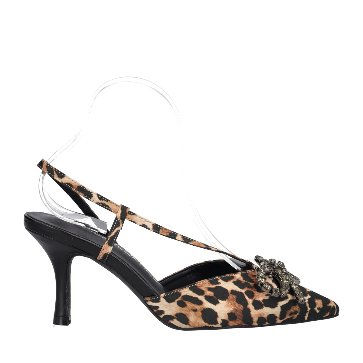 Slingback Donna Leopardate