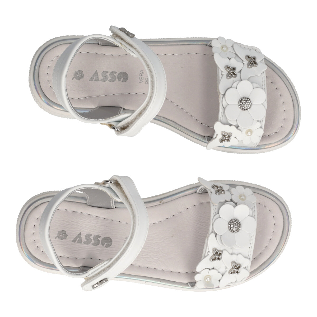 Sandali Bambine Bianchi
