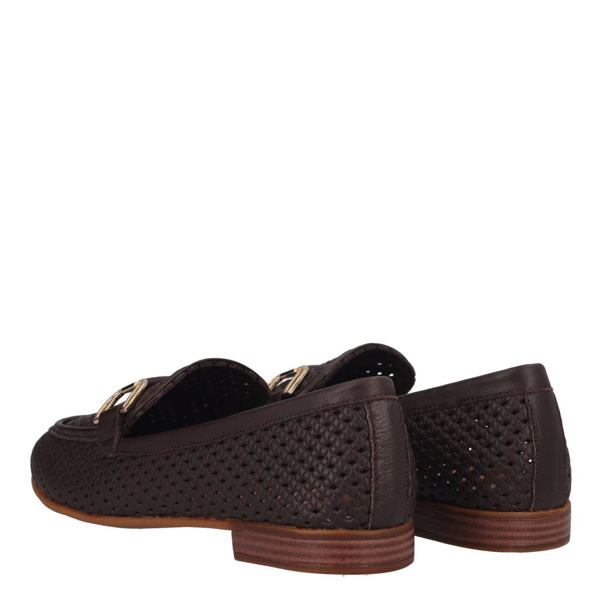 Mocassini Donna Marroni in Pelle