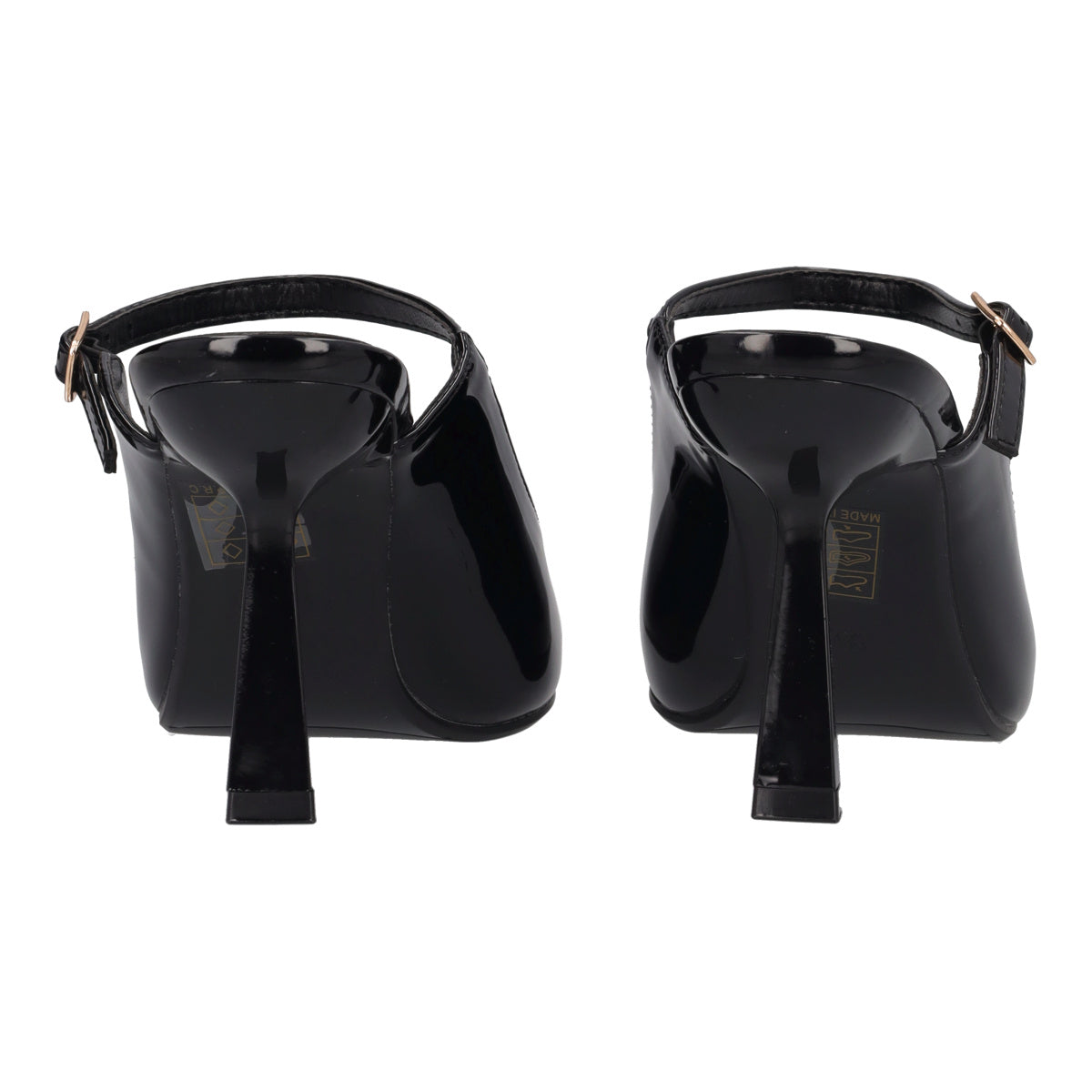 Sabot con tacco Donna Nero