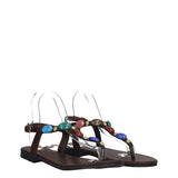 Sandali Infradito Marrone