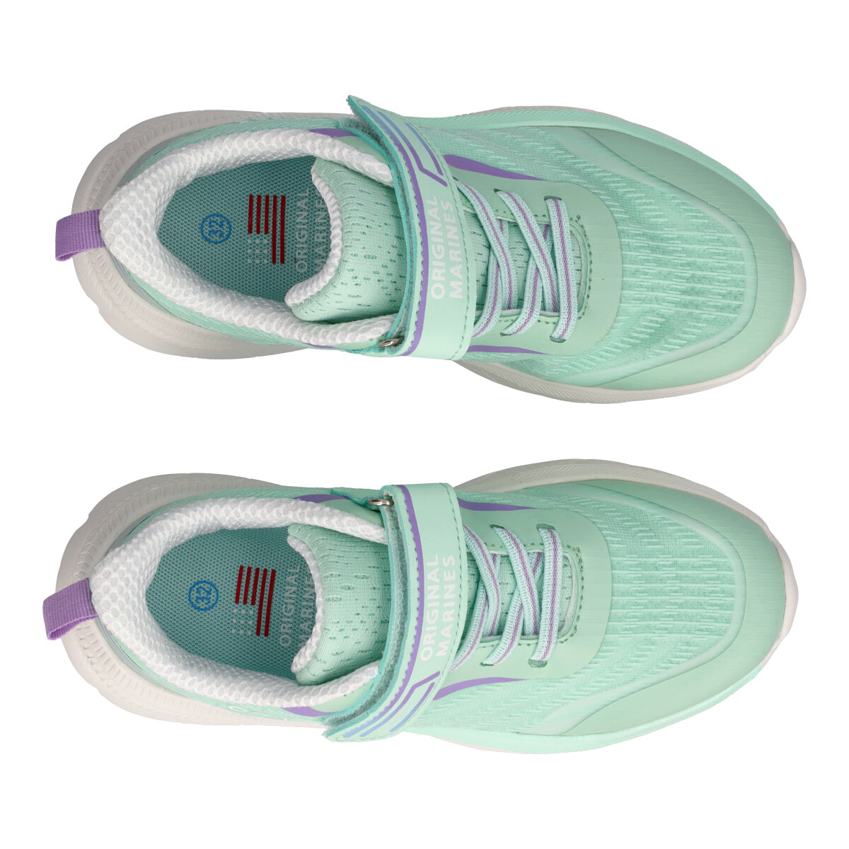 Sneakers Bambina Verde Acqua