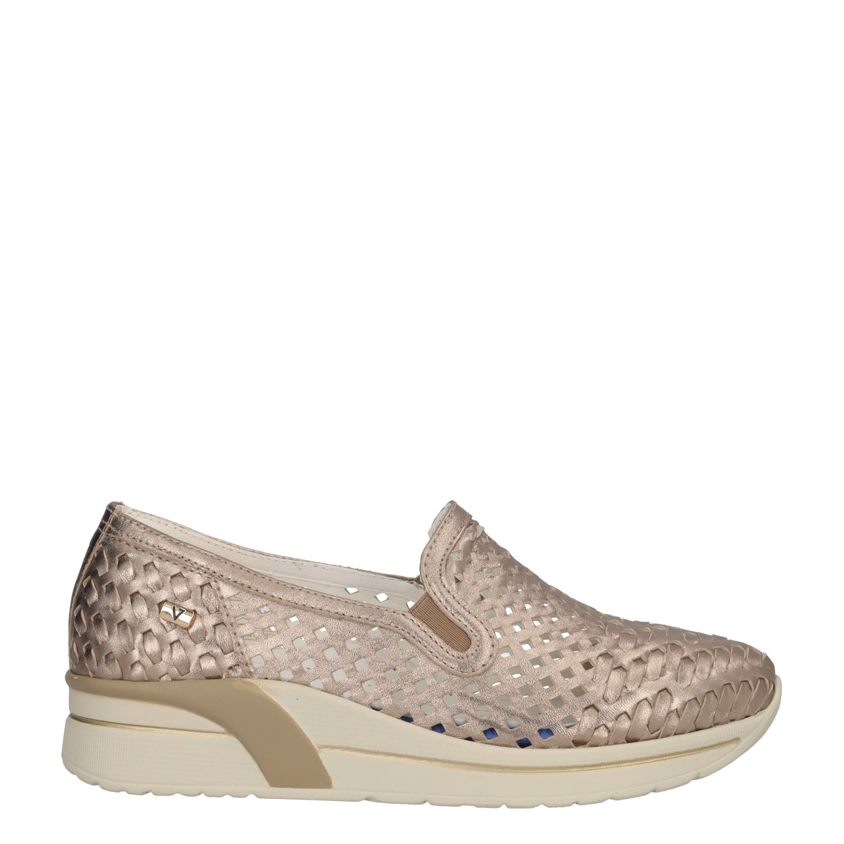 Slip-on Donna Bronzo Metallizzato