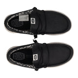 WALLY STRETCH CANVAS Mocassino Slip-on Uomo Nero