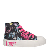 Sneakers Alte Bambina Nere