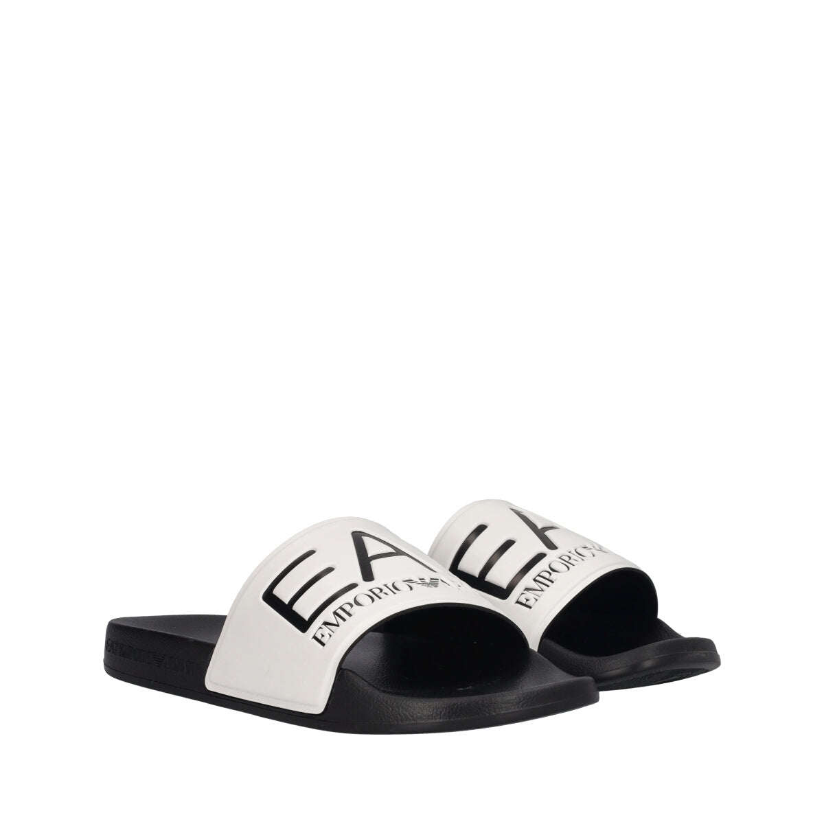 AF15118.MZ096 Ciabatte Mare Uomo Bianche e Nere