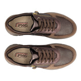 Stringate Comfort Donna Marrone