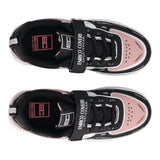 Sneakers Bambina Rosa, Bianche e Nere