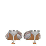 Ciabatte Moda Donna Argento