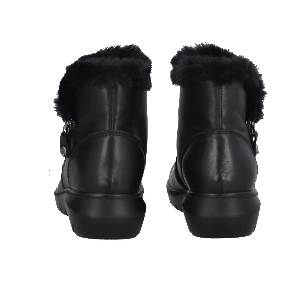 KLIZIA Stivaletti Comfort Donna Neri in Pelle