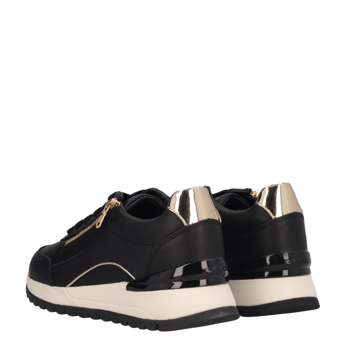 DESYA Sneaker donna con zeppa e zip
