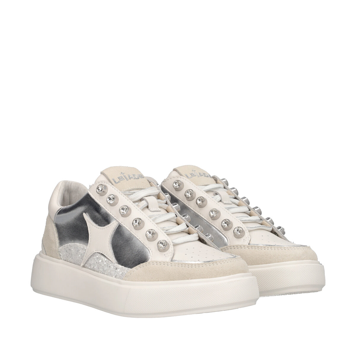 Sneakers Donna Bianche e Argento