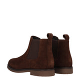 CLAUDIO Chelsea boot uomo in camoscio marrone