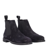 WAXY Stivaletti Donna Blu in Pelle Scamosciata