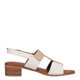 Sandali con Tacco Donna Bianchi, Oro e Beige