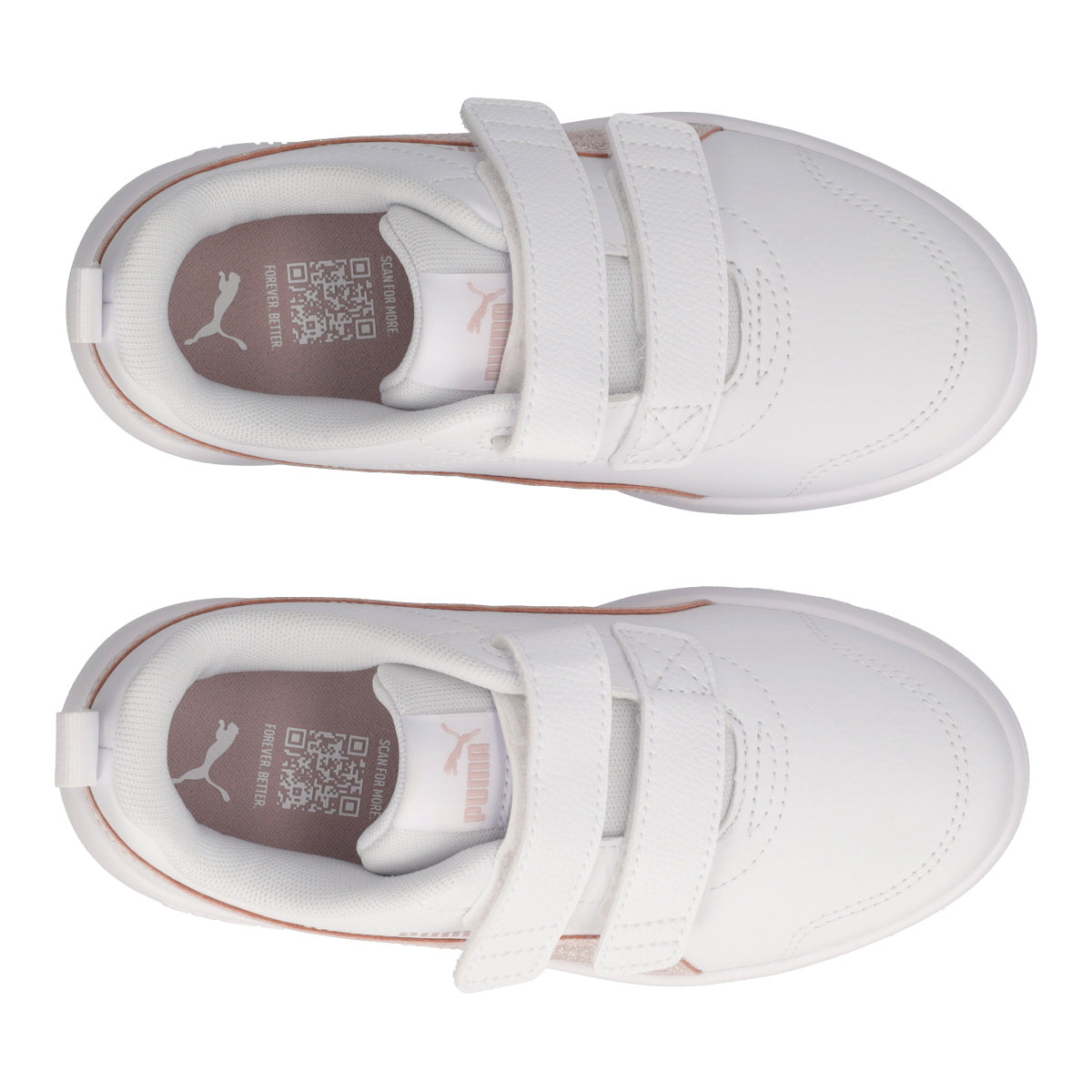 COURTFLEX V3 GLITZ V PS Sneakers Bambina Bianche