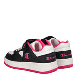 RD25 LOW G PS Sneakers Bassa Bambina Nere, Bianche e Fuxia