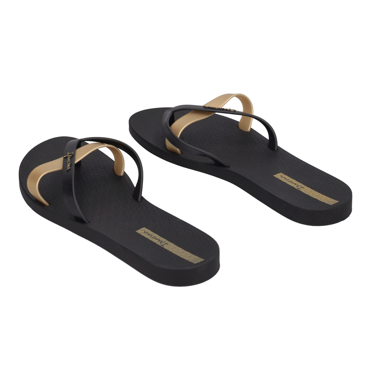 KIREI FEM Infradito Nere e Oro