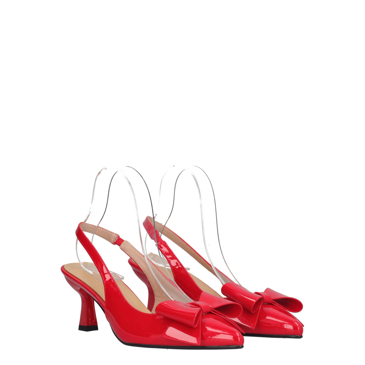 Slingback Donna Rosso Vernice