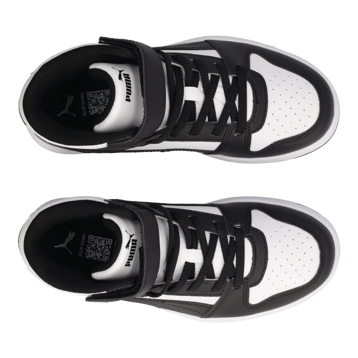 REBOUND SLAM MID AC PS Sneakers junior Bianche e Nere