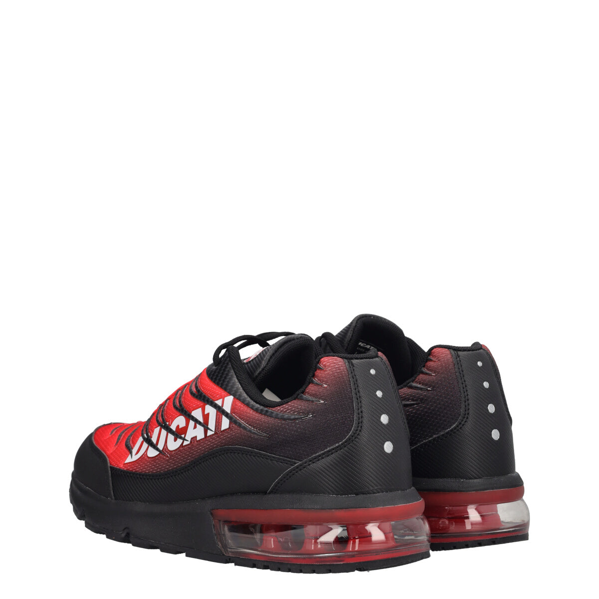 THROTHLE Sneakers Uomo Rosse e Nere