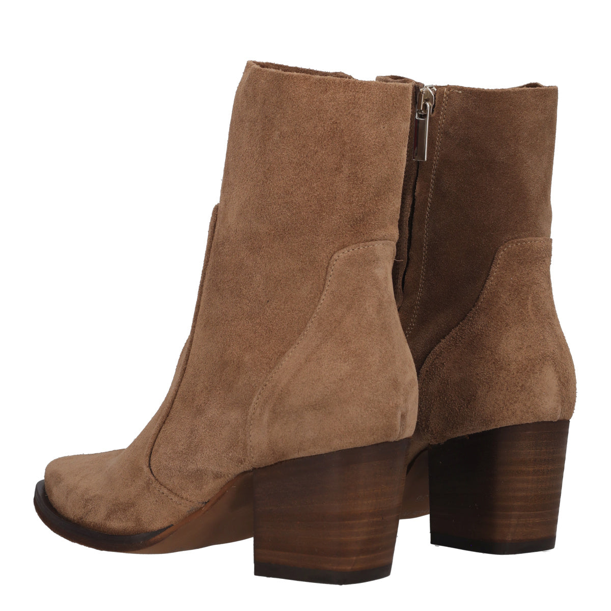 Stivaletti Donna Taupe in Pelle