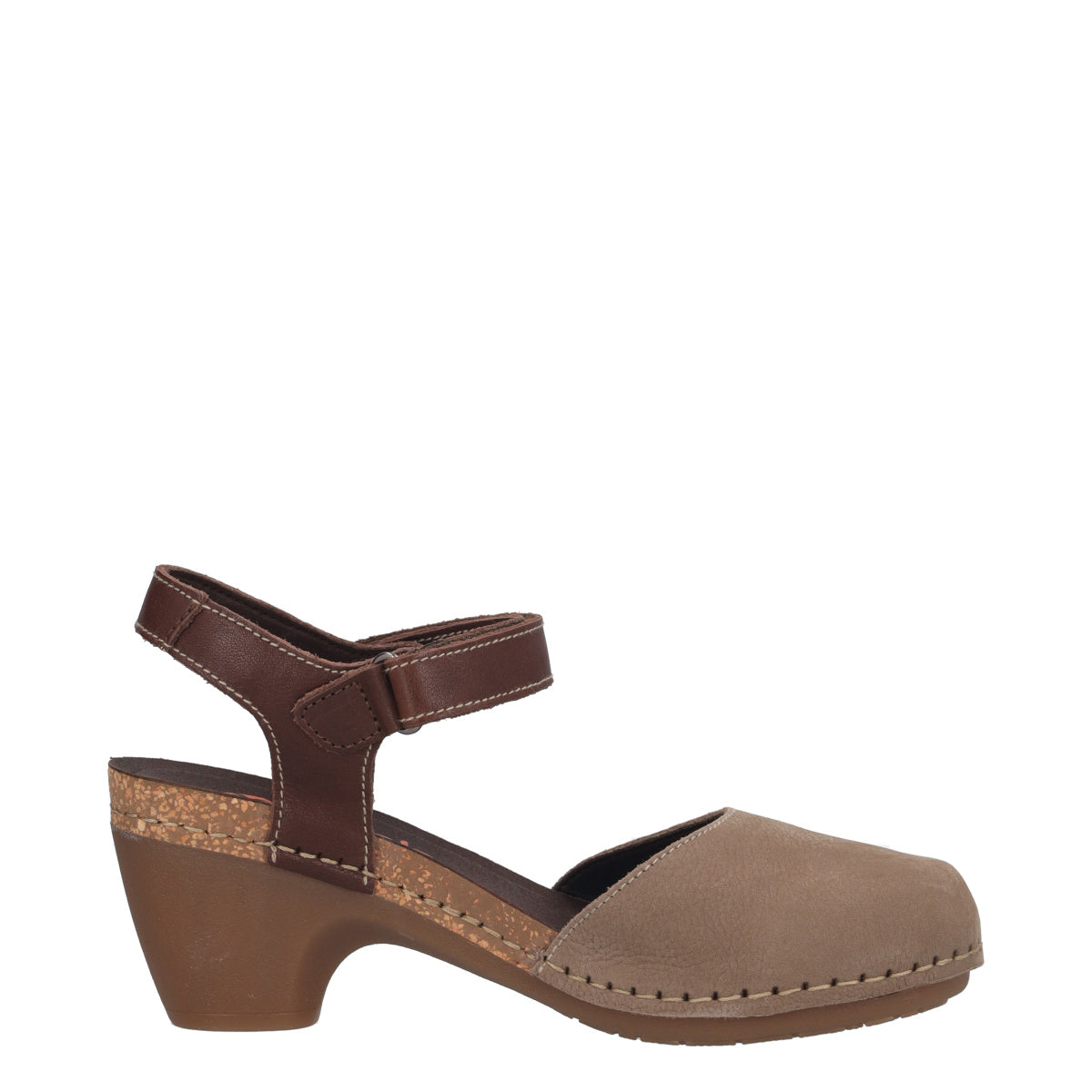 Sandali con Tacco Donna Marroni