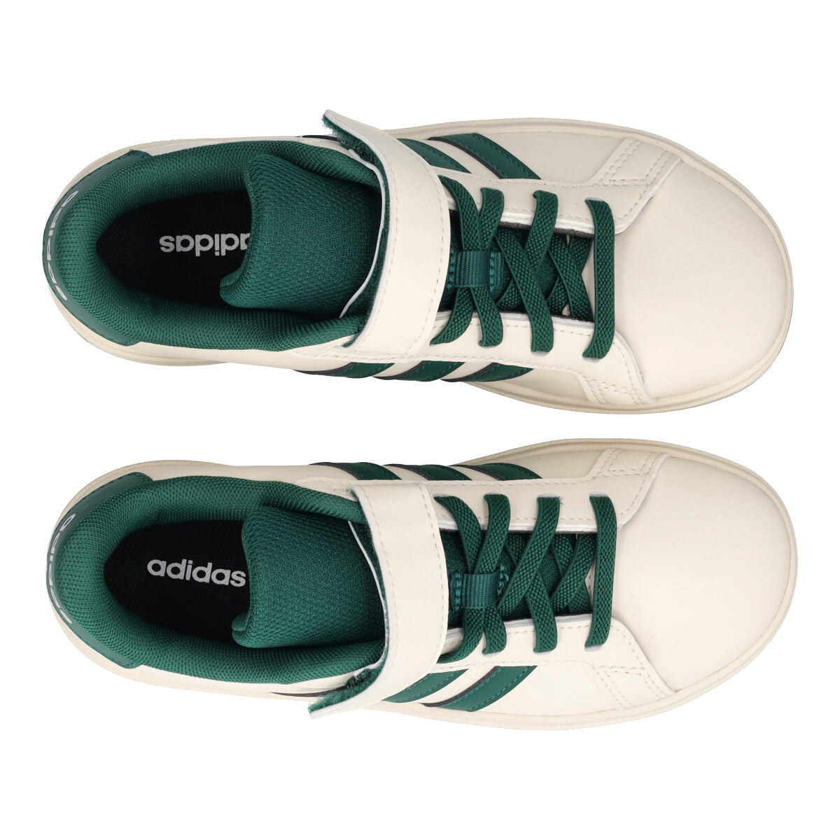 GRANDCOURT 2.0 EL C Sneakers Junior Panna e Verdi