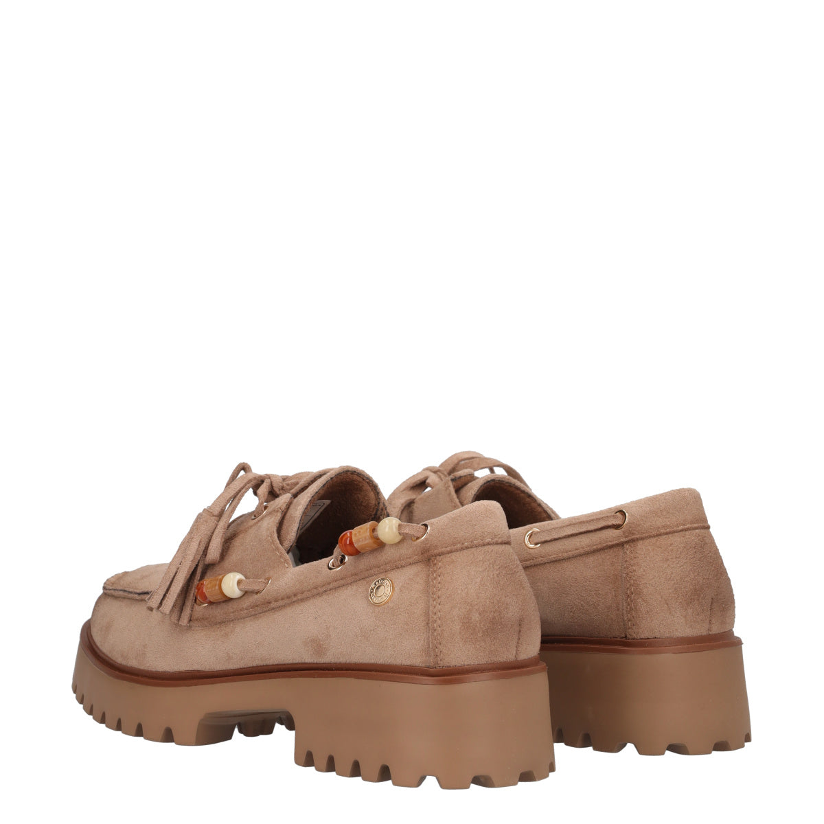 Mocassino Donna Beige