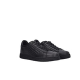Sneakers Uomo Nere in Pelle