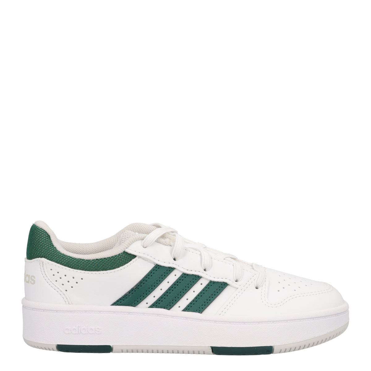 HOOPS CLASSIC EL Sneakers Bambini Bianche e Verdi