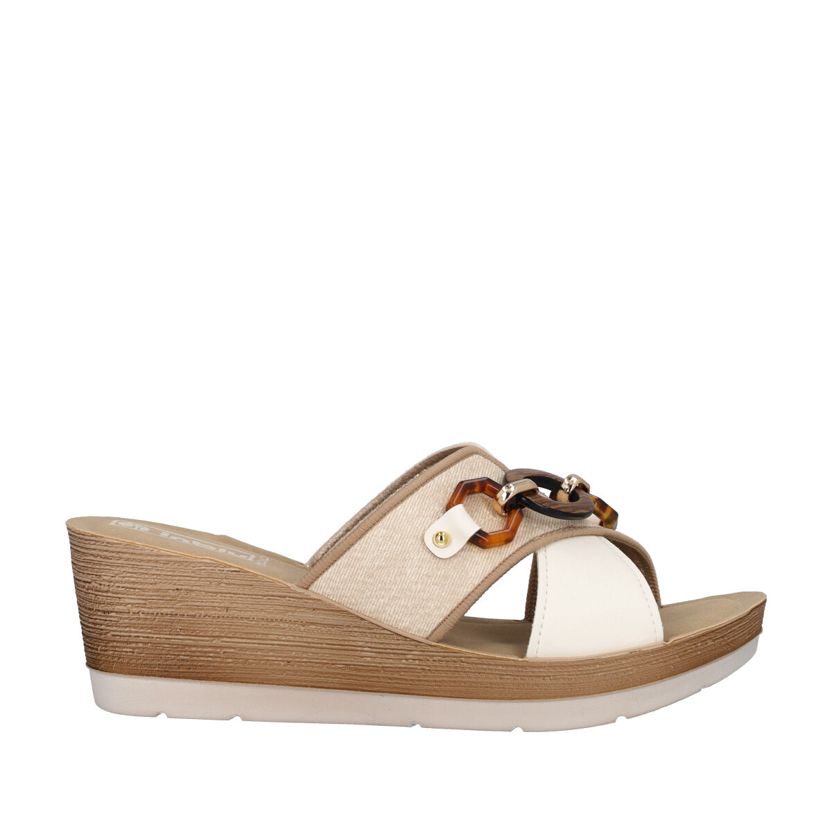 Ciabatte Donna Bianche e Beige